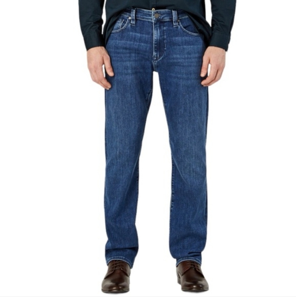 34 Heritage Charisma Relaxed Straight Jean Mens 34 x 30 in Mid Wash